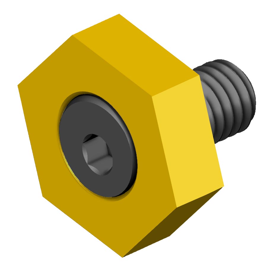 Mitee-Bite 10207 | 10-32 Screw Size x 2.5 ft-lb  Max Torque x 350 lbs Holding Force Fixture Clamp - 10 Pack