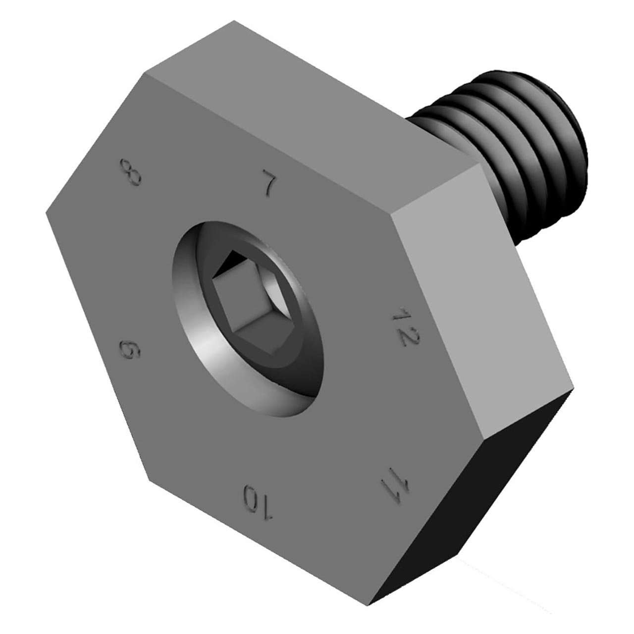 Mitee-Bite 90120 | 1/2-13" Screw Size x 65 ft-lb Max Torque x 4000 lbs Holding Force 7-12 Smooth Series-9 Clamp