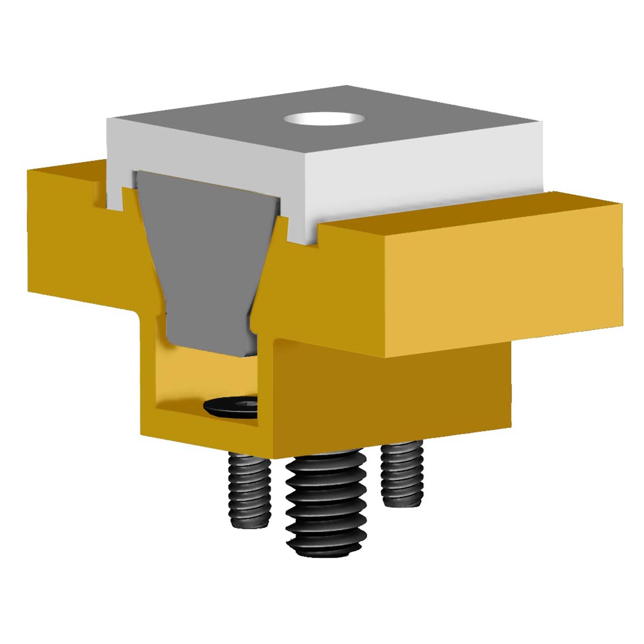 Mitee-Bite 60050 | 8-32 Screw Size x 2.5 ft-lb Max Torque x 500 lbs Holding Force Machinable Uniforce Clamp