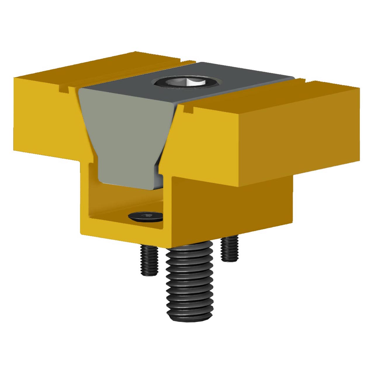 Mitee-Bite 80155 | M12 Screw Size x 38.40 N.m Max Torque x 15575 N Holding Force Machinable Uniforce Clamp