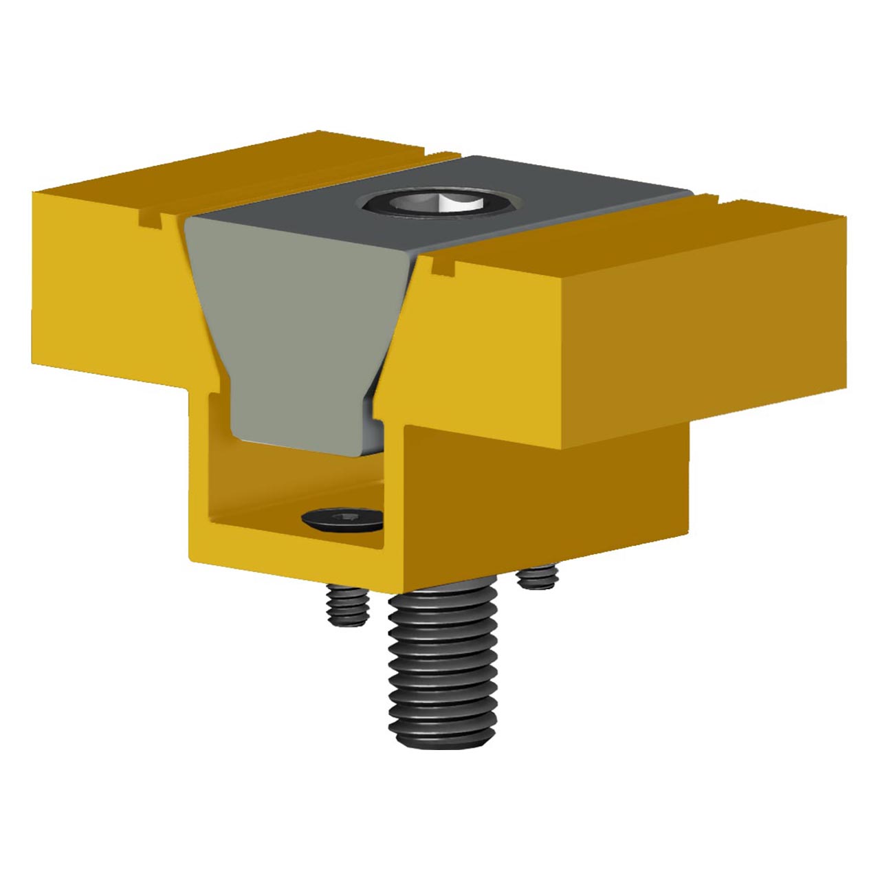 Mitee-Bite 80205 | M16 Screw Size x 74.60 N.m Max Torque x 26700 N Holding Force Machinable Uniforce Clamp