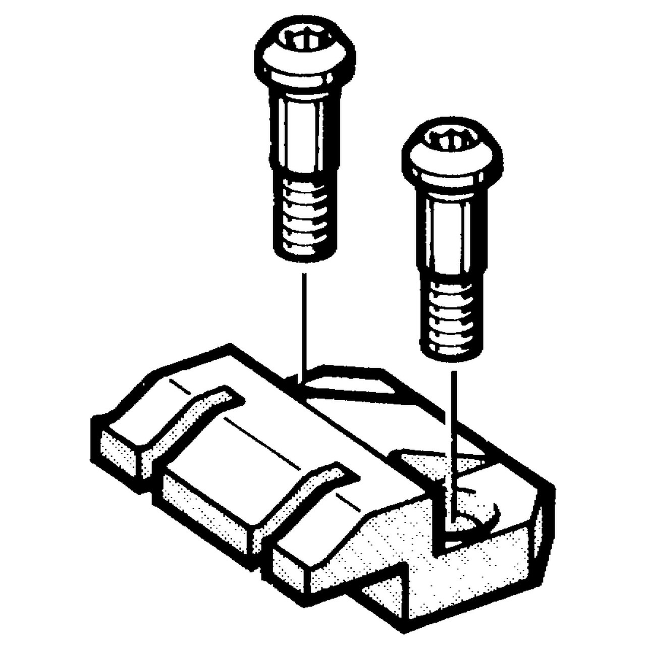 Mitee-Bite 25120 | M4 Screw Size x 4.5 N.m. Max Torque Raised Double Stop Kopal Mini Clamp