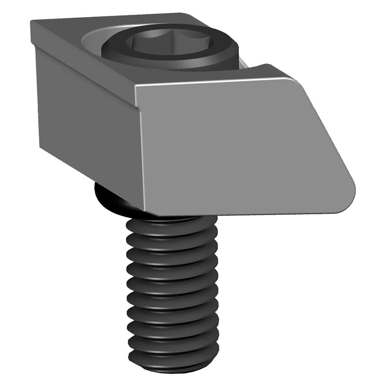 Mitee-Bite 56075 | M10 Screw Size x 40.6 N.m Max Torque x 26000 N Holding Force Pitbull Clamp - 4 Pack