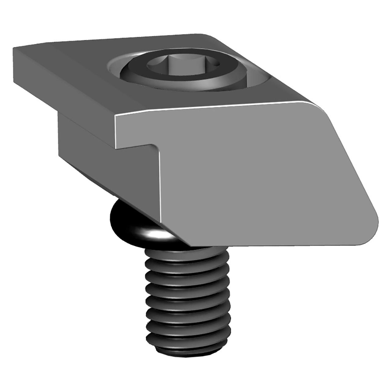 Mitee-Bite 56088 | M12 Screw Size x 145 N.m Max Torque x 50000 N Holding Force Machinable Pitbull Clamp  - 2 Pack