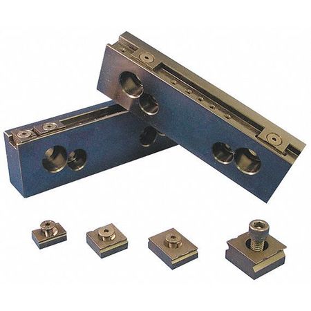 Mitee-Bite 33100 | M5 Screw Size x 8 N.m. Max Torque x 1" Vise Jaw Grip - 2 Pack