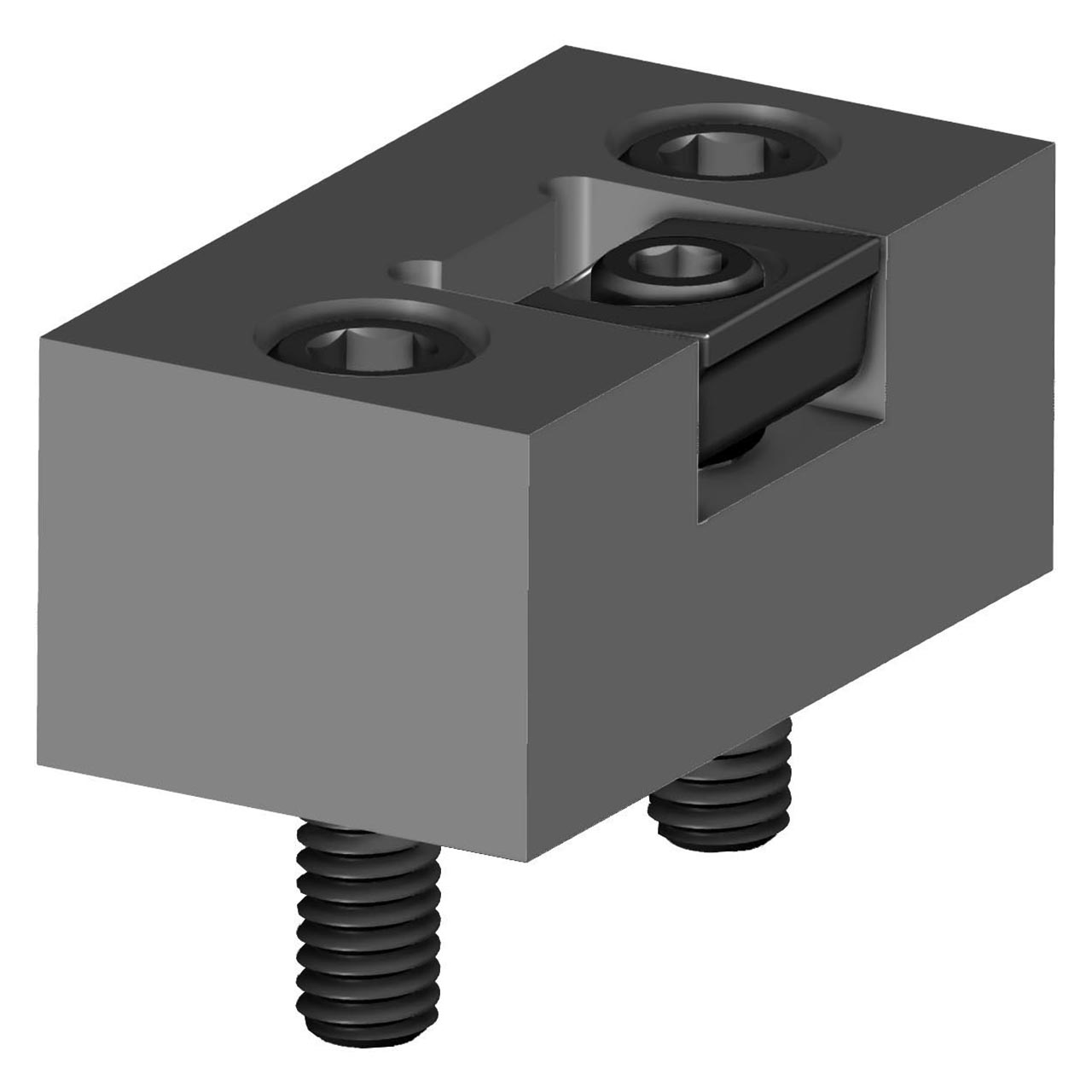 Mitee-Bite 26235 | 3/8" Screw Size x 30 ft-lb Max Torque x 6000 lbs Holding Force Modular Pitbull Clamp