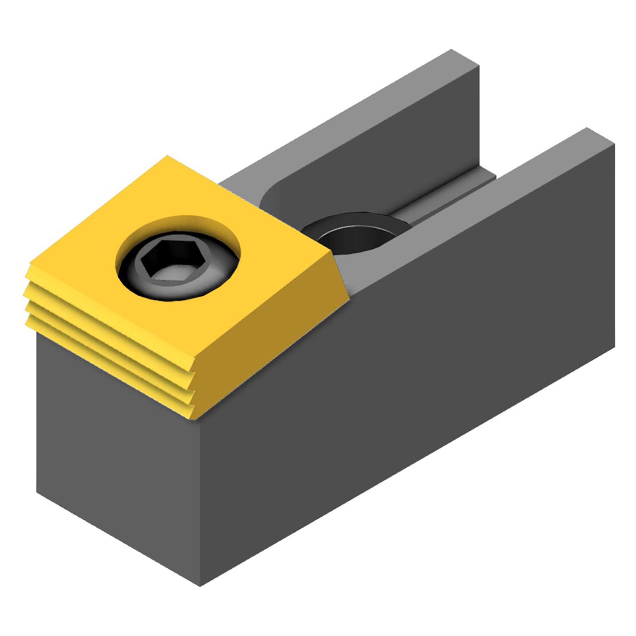 Mitee-Bite 53172 | 5/8 / M16 Screw Size x 100 ft-lb / 135 N.m Max Torque x 6000 lbs / 26700 N Holding Force Multi-Fixture Clamp & Stop
