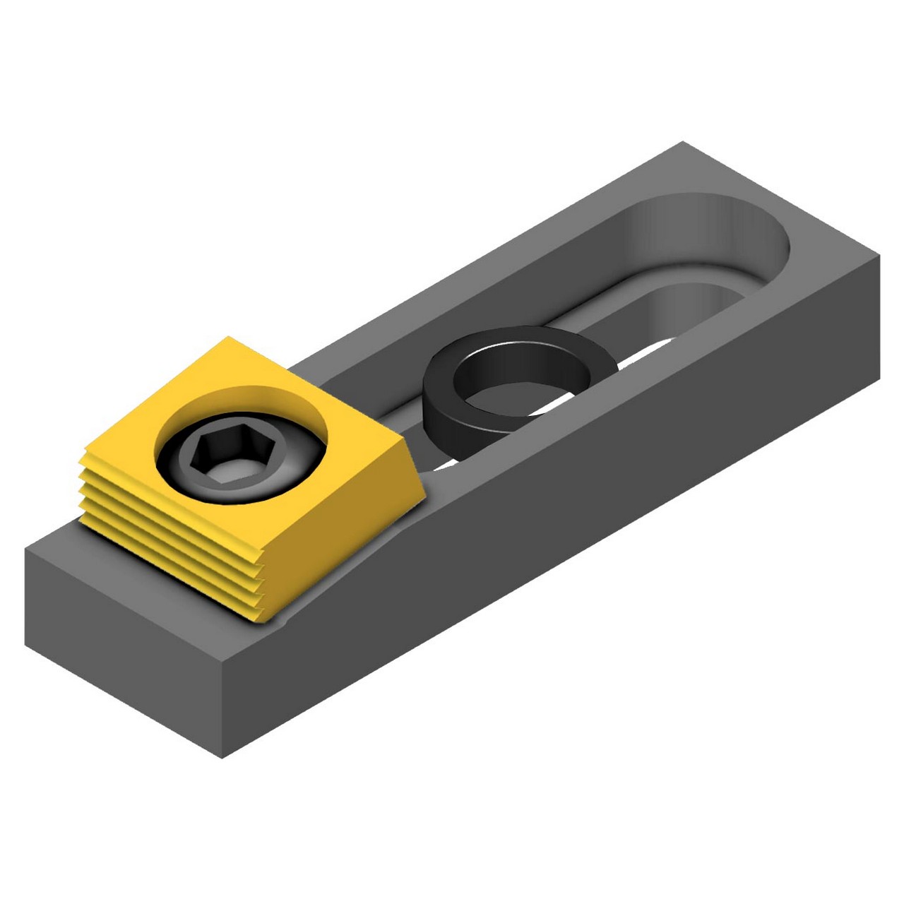 Mitee-Bite 53150 | M12 Screw Size x 88 N.m Max Torque x 17800 N Holding Force Multi-Fixture Clamp & Stop