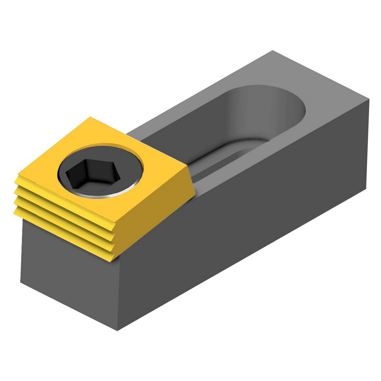 Mitee-Bite 53145 | M8 Screw Size x 28 N.m Max Torque x 8900 N Holding Force Multi-Fixture Clamp & Stop