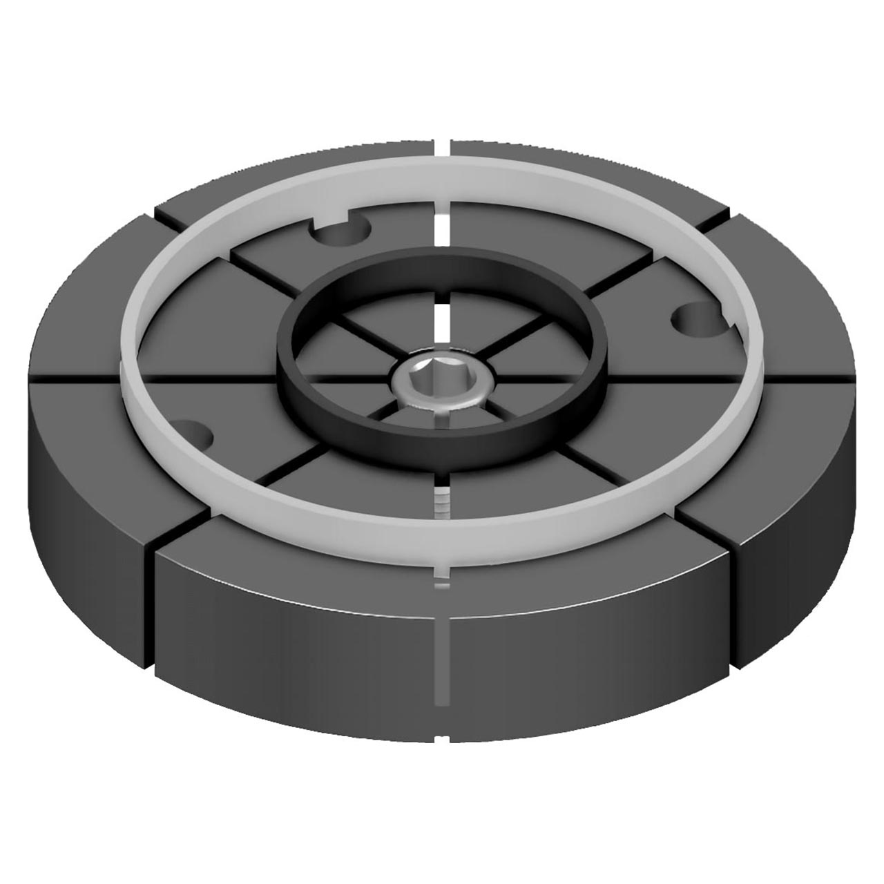 Mitee-Bite 31500 | 5/8-11" Screw Size x 224 ft-lb Max Torque x 10000 lbs Holding Force ID Xpansion Clamp
