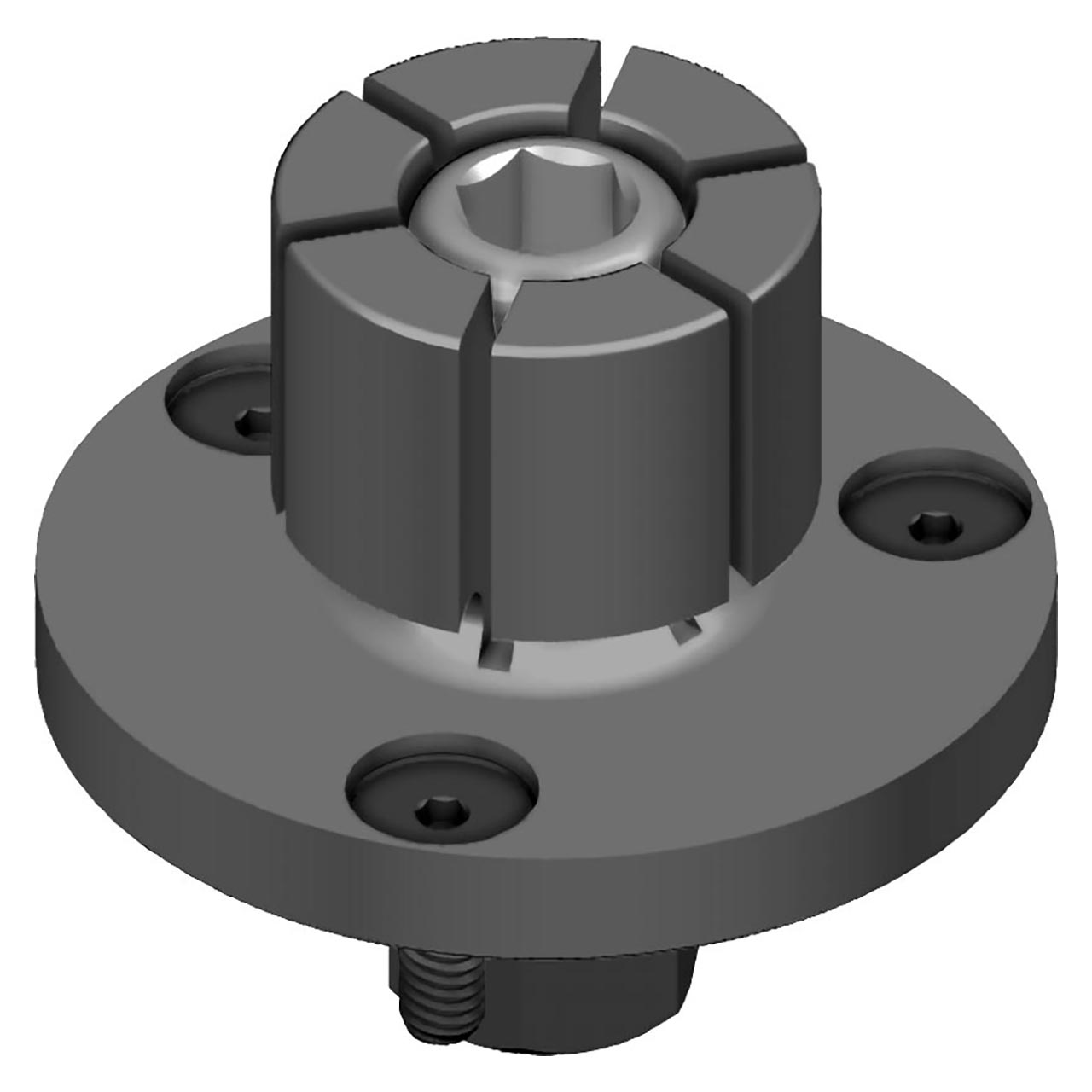 Mitee-Bite 38200 | M10 Screw Size x 60 N.m Max Torque x 20025 N Holding Force ID Xpansion Clamp