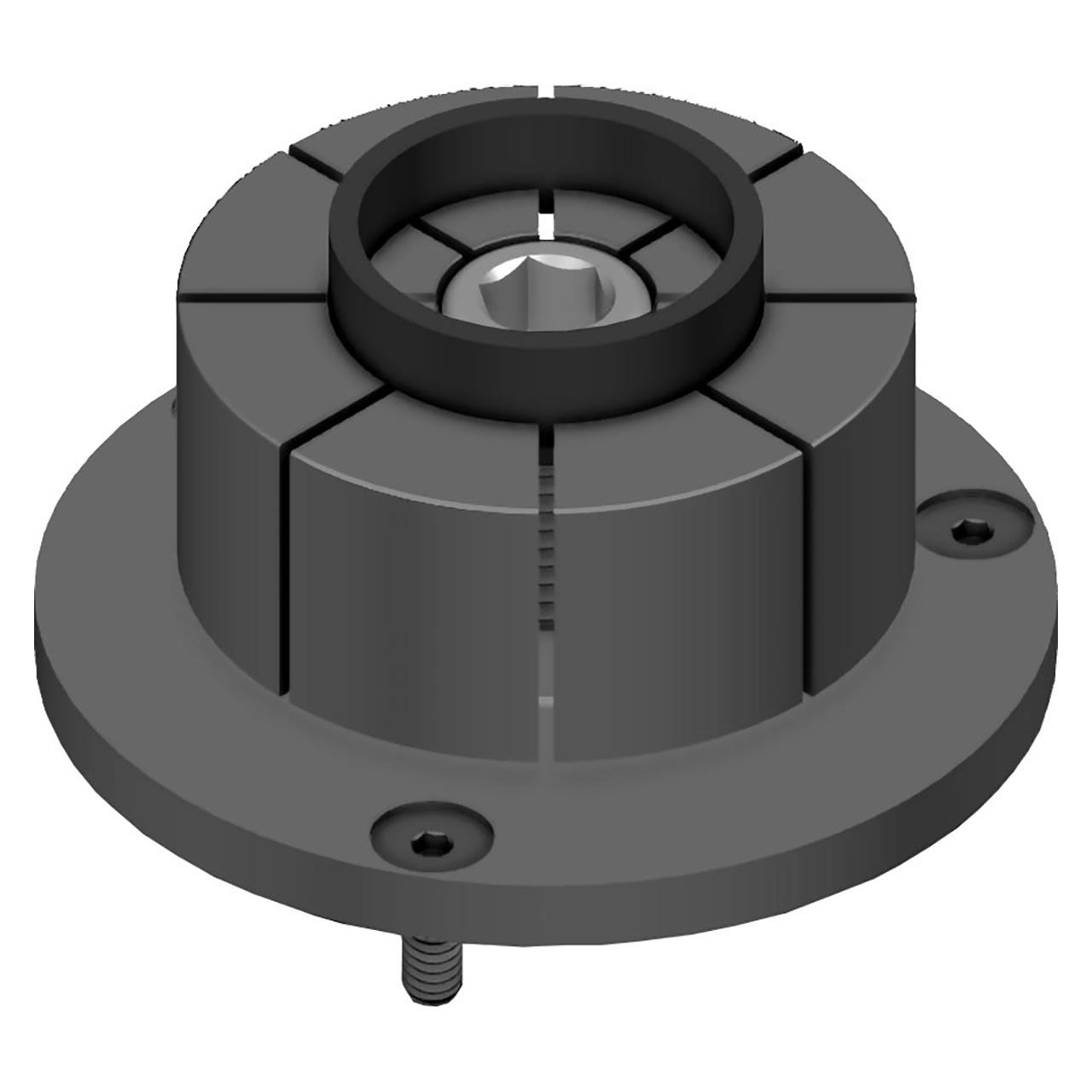 Mitee-Bite 38400 | M16 Screw Size x 280 N.m Max Torque x 44500 N Holding Force ID Xpansion Clamp