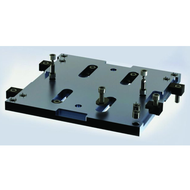 Mitee-Bite 46500 | 1/2"-13 Screw Size Quick Change Receiver and Blank Pallet