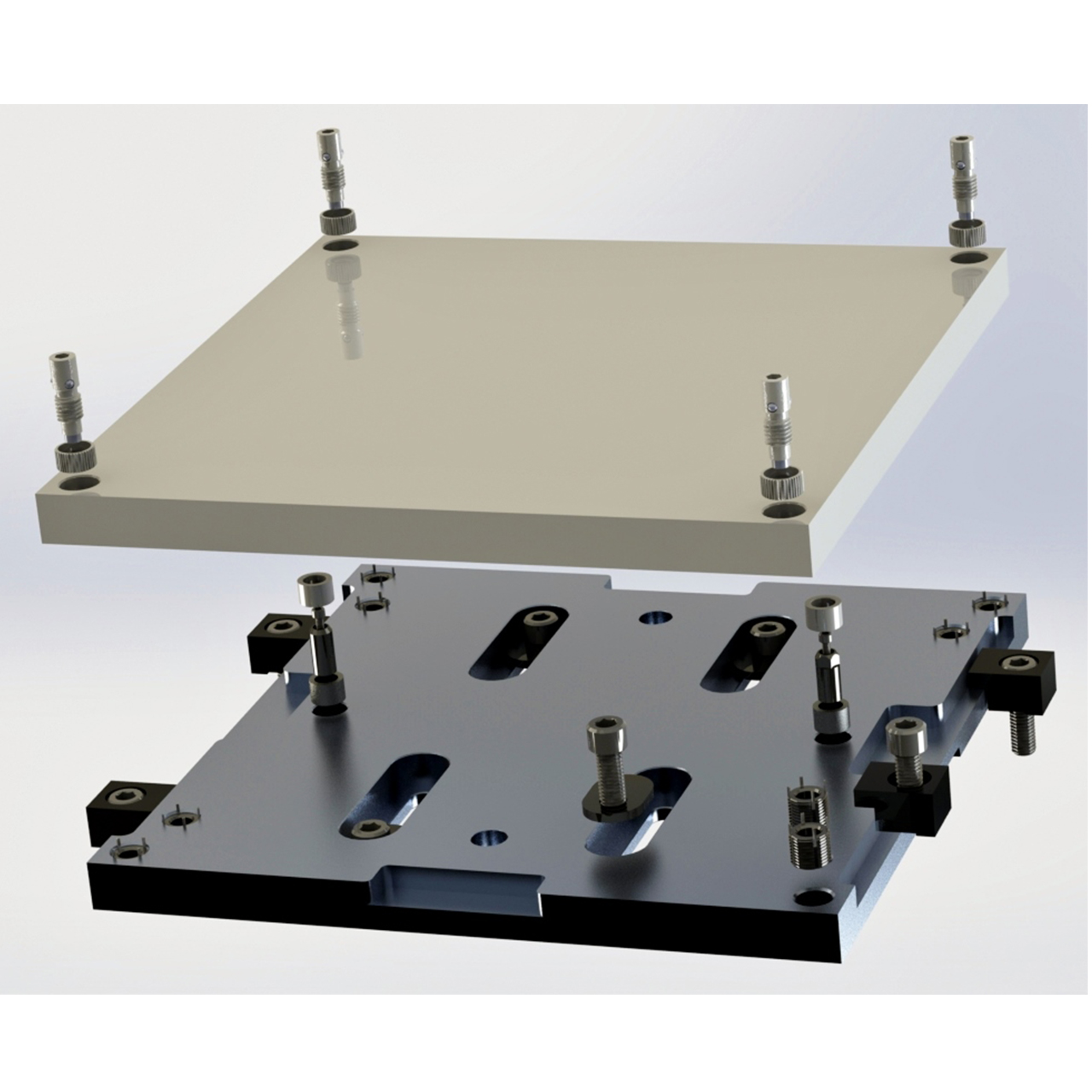 Mitee-Bite 46525 | 1" Blank Quick Change Pallet