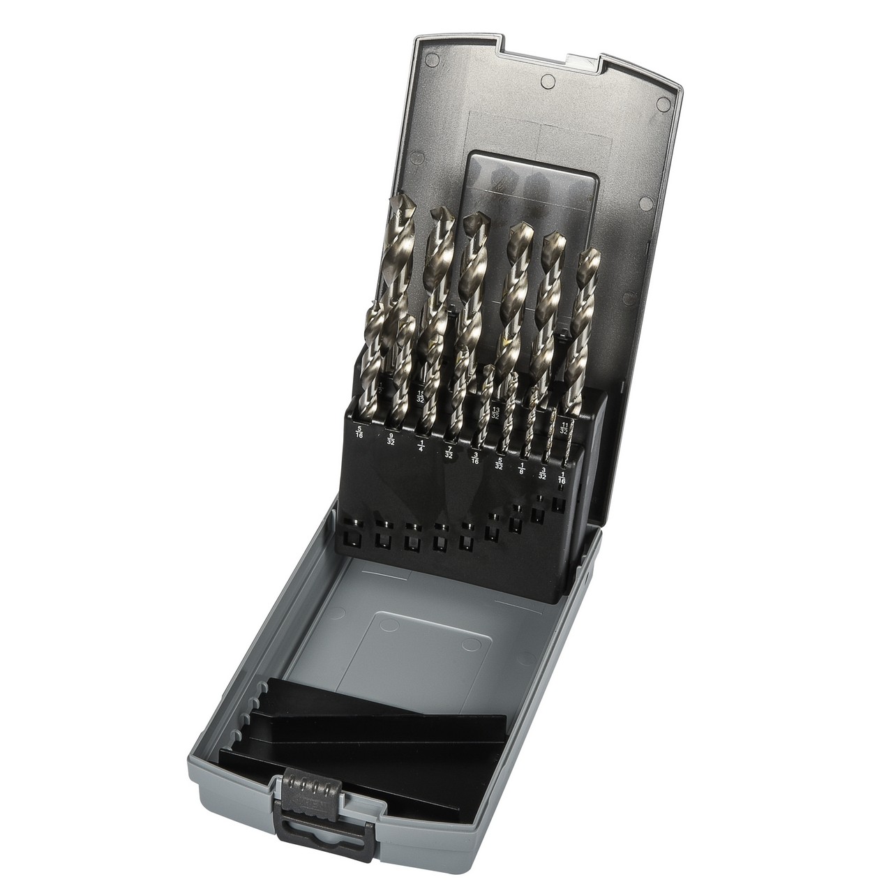 Precision Twist Drill C15R10PSET | 118 Degree Point Angle Bright Coated Drill Bit Set
