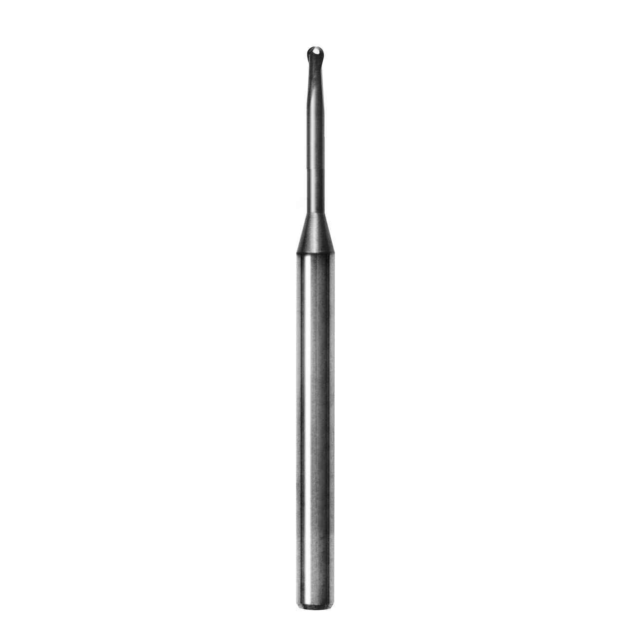 SGS 09319 | 0.050" Diameter x 0.125" Shank x 0.150" LOC x 2.000" OAL 2 Flute Uncoated Ball End Mill