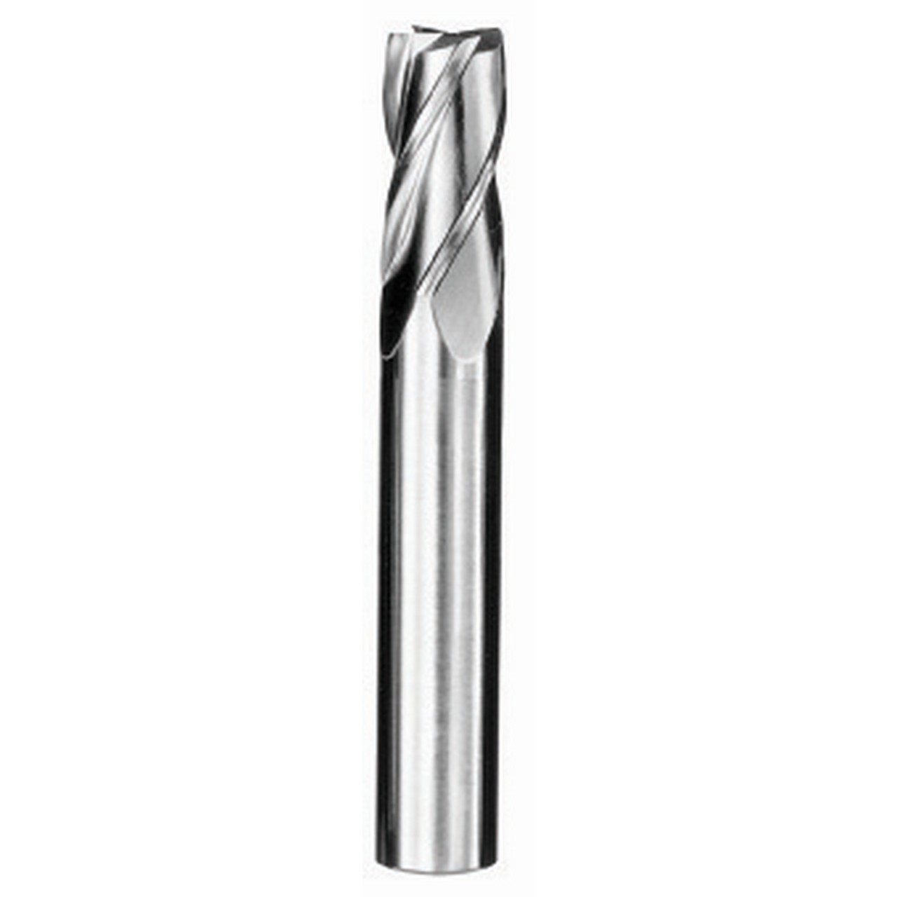 SGS 30179 | 3/8" Diameter x 3/8" Shank x 1" LOC x 2-1/2" OAL 4 Flute Uncoated Square End Mill