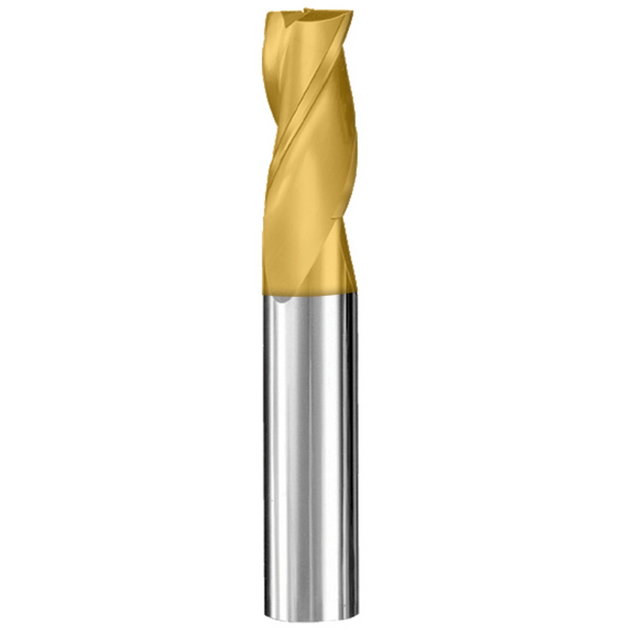 SGS 48765 | 6.0mm Diameter x 6.0mm Shank x 19.0mm LOC x 50.0mm OAL 3 Flute TiN Coated Square End Mill
