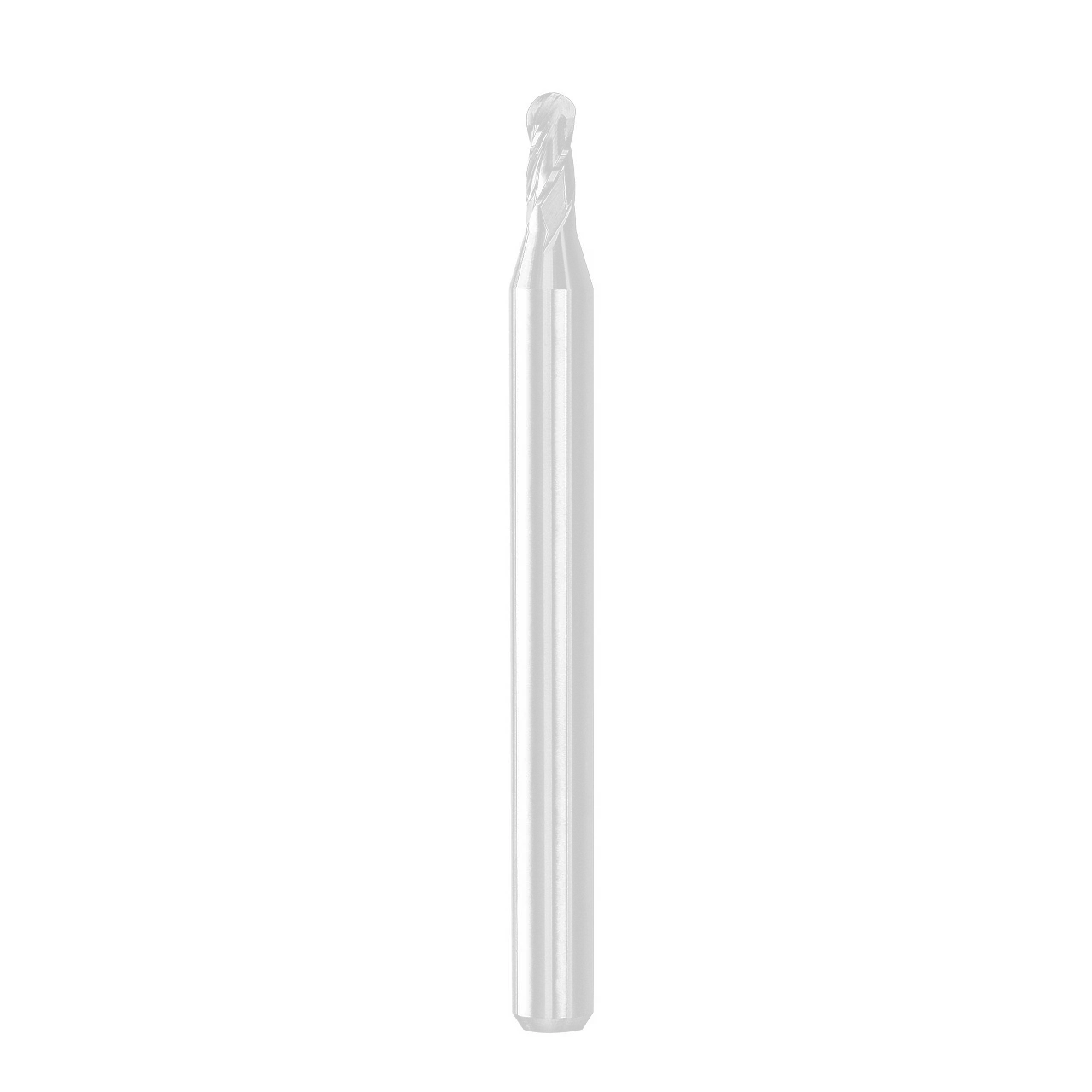 SGS 04016 | 0.075" Diameter x 0.125" Shank x 0.113" LOC x 1.500" OAL 4 Flute AlTiN Coated Ball End Mill