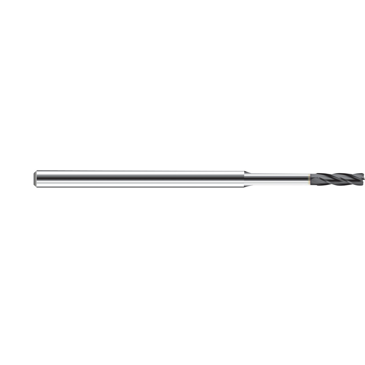 SGS 09845 | 0.025" Diameter x 0.125" Shank x 0.075" LOC x 1.500" OAL 4 Flute Uncoated Square End Mill