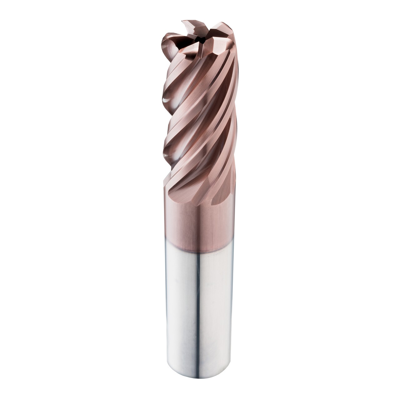 SGS 37269 | 5/8" Diameter x 5/8" Shank x 1-1/4" LOC x 3-1/2" OAL 5 Flute TM Coated Corner Radius End Mill