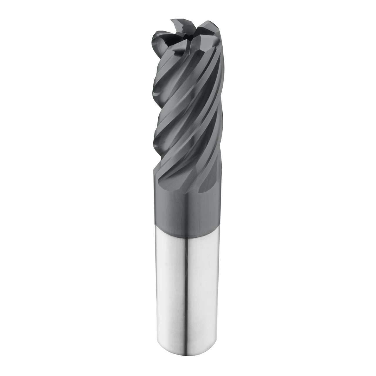 SGS 38641 | 3/4" Diameter x 3/4" Shank x 1-1/2" LOC x 4" OAL 5 Flute AlTiN Coated Corner Radius End Mill