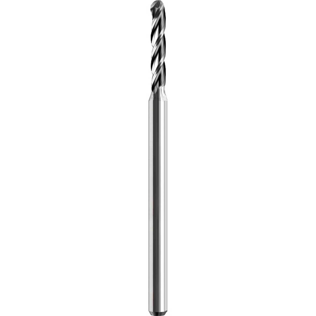 SGS 01569 | 0.065" Diameter x 0.125" Shank x 0.780" LOC x 2.500" OAL 3 Flute Uncoated Ball End Mill