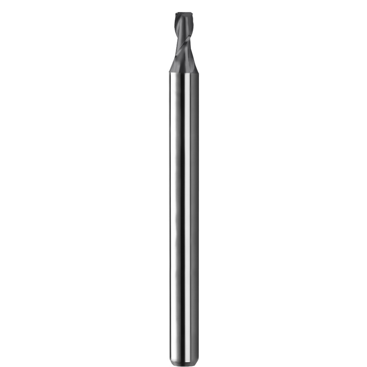 SGS 02880 | 1.9mm Diameter x 3.0mm Shank x 5.7mm LOC x 38.0mm OAL 2 Flute AlTiN Coated Square End Mill
