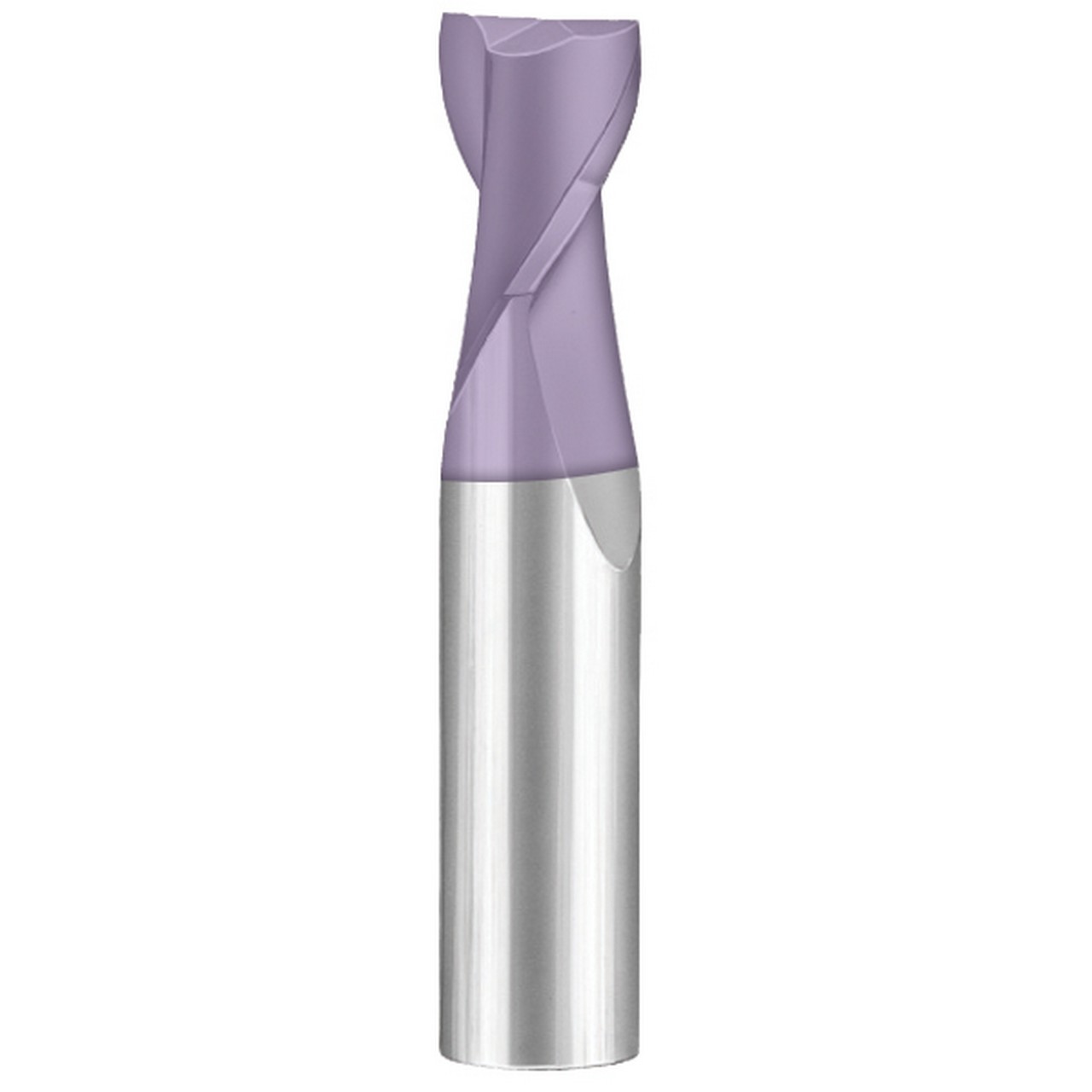 SGS 31305 | 1/8" Diameter x 1/8" Shank x 1/4" LOC x 1-1/2" OAL 2 Flute TiCN Coated Square End Mill