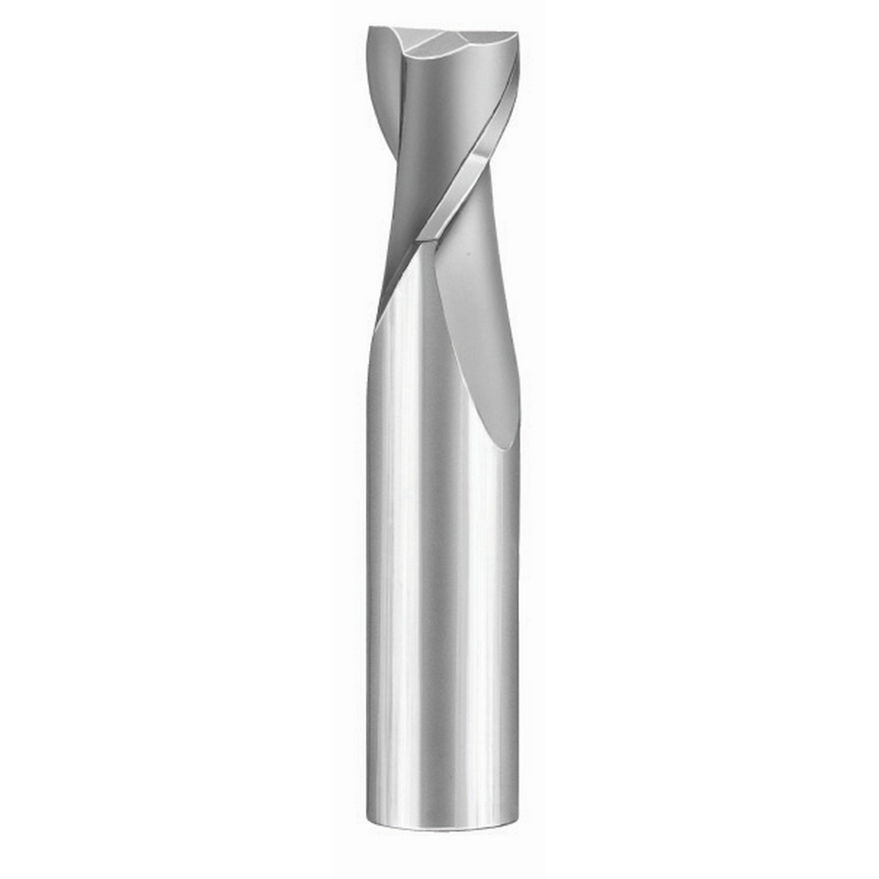 SGS 31709 | 3/16" Diameter x 3/16" Shank x 3/8" LOC x 2" OAL 2 Flute Uncoated Square End Mill