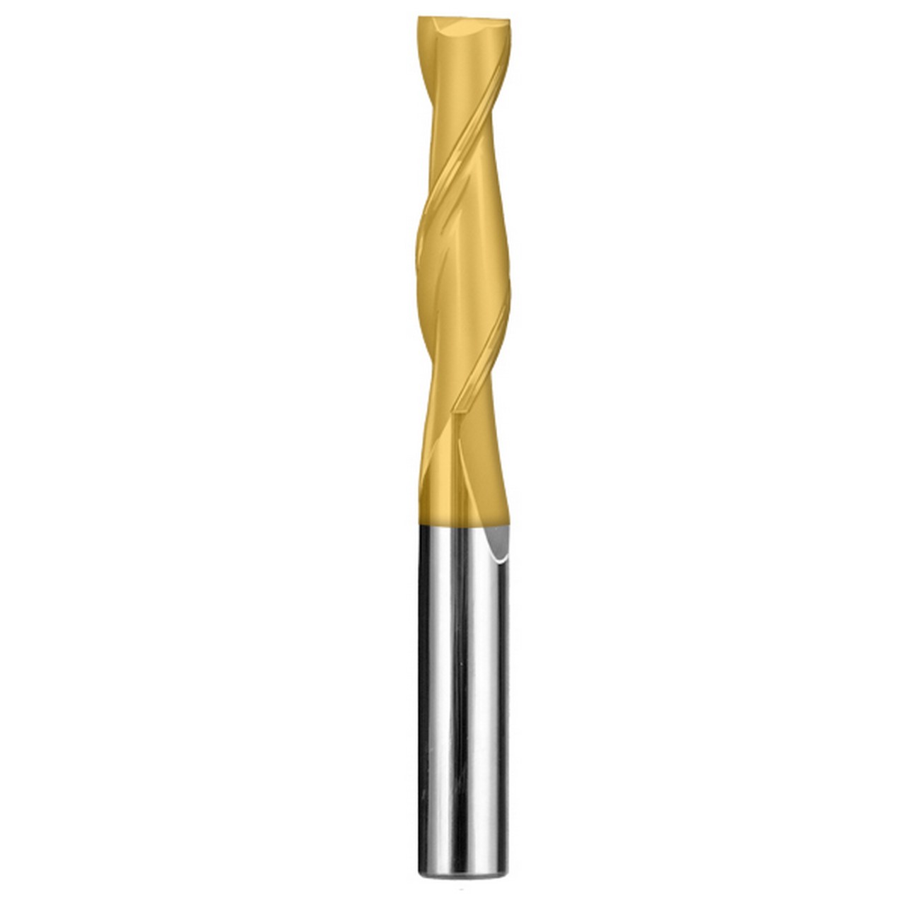 SGS 31808 | 3/4" Diameter x 3/4" Shank x 2-1/4" LOC x 5" OAL 2 Flute TiN Coated Square End Mill