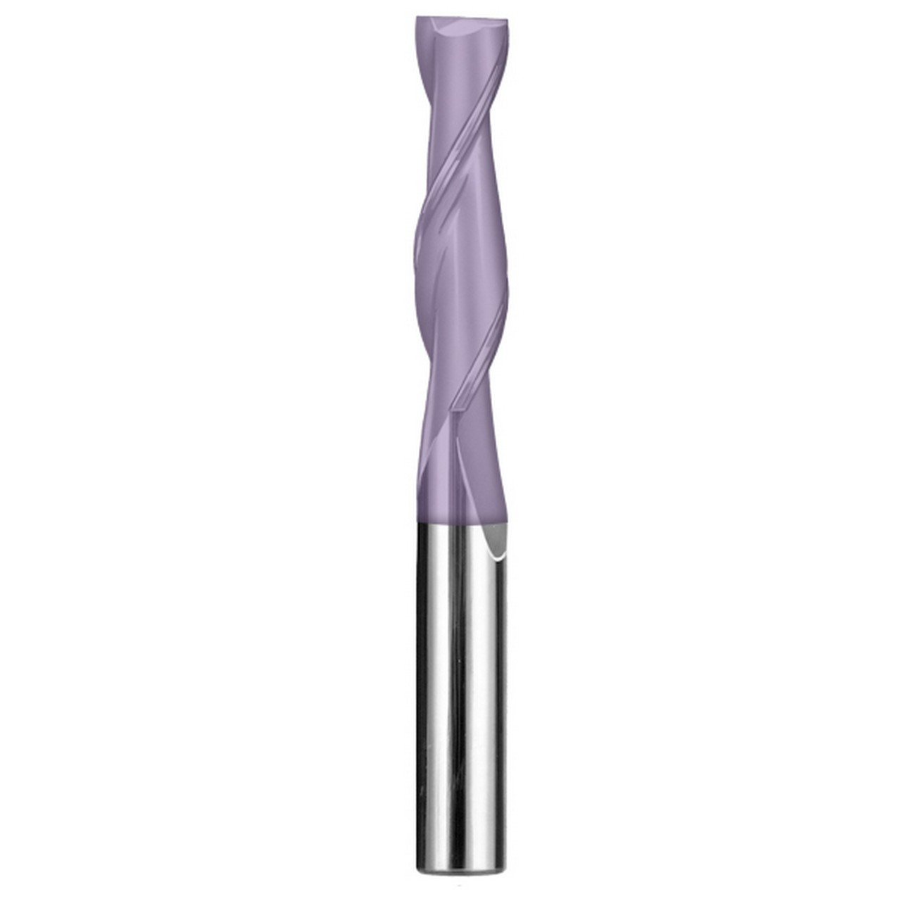 SGS 31810 | 1/8" Diameter x 1/8" Shank x 3/4" LOC x 2-1/4" OAL 2 Flute TiCN Coated Square End Mill