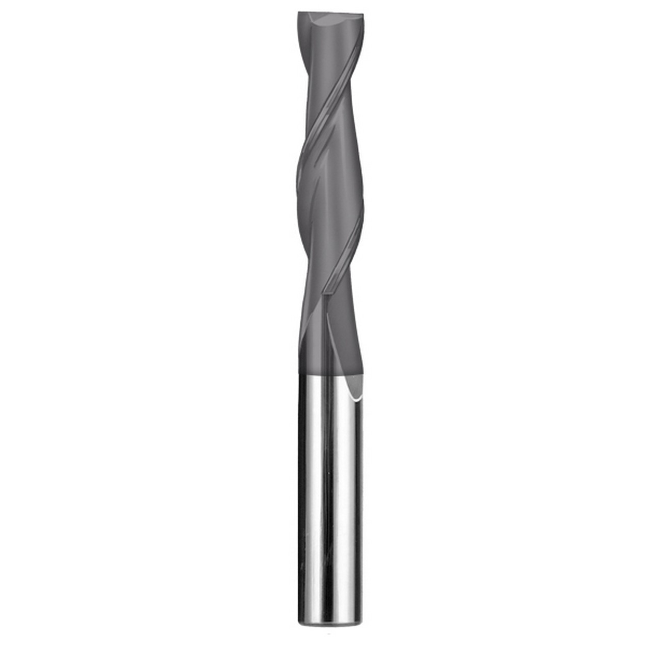 SGS 31852 | 1/4" Diameter x 1/4" Shank x 1-1/8" LOC x 3" OAL 2 Flute AlTiN Coated Square End Mill