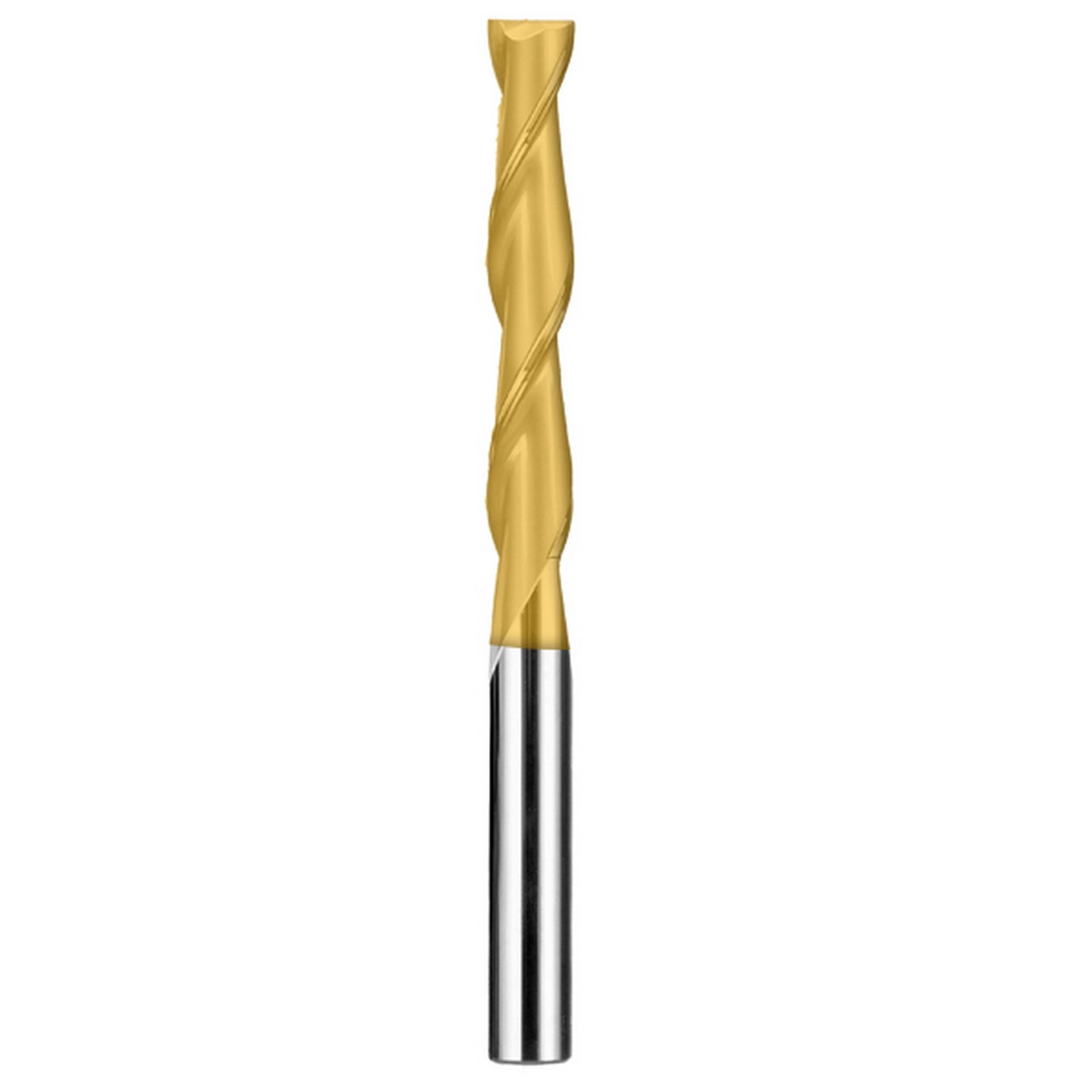 SGS 31945 | 5/8" Diameter x 5/8" Shank x 3" LOC x 6" OAL 2 Flute TiN Coated Square End Mill