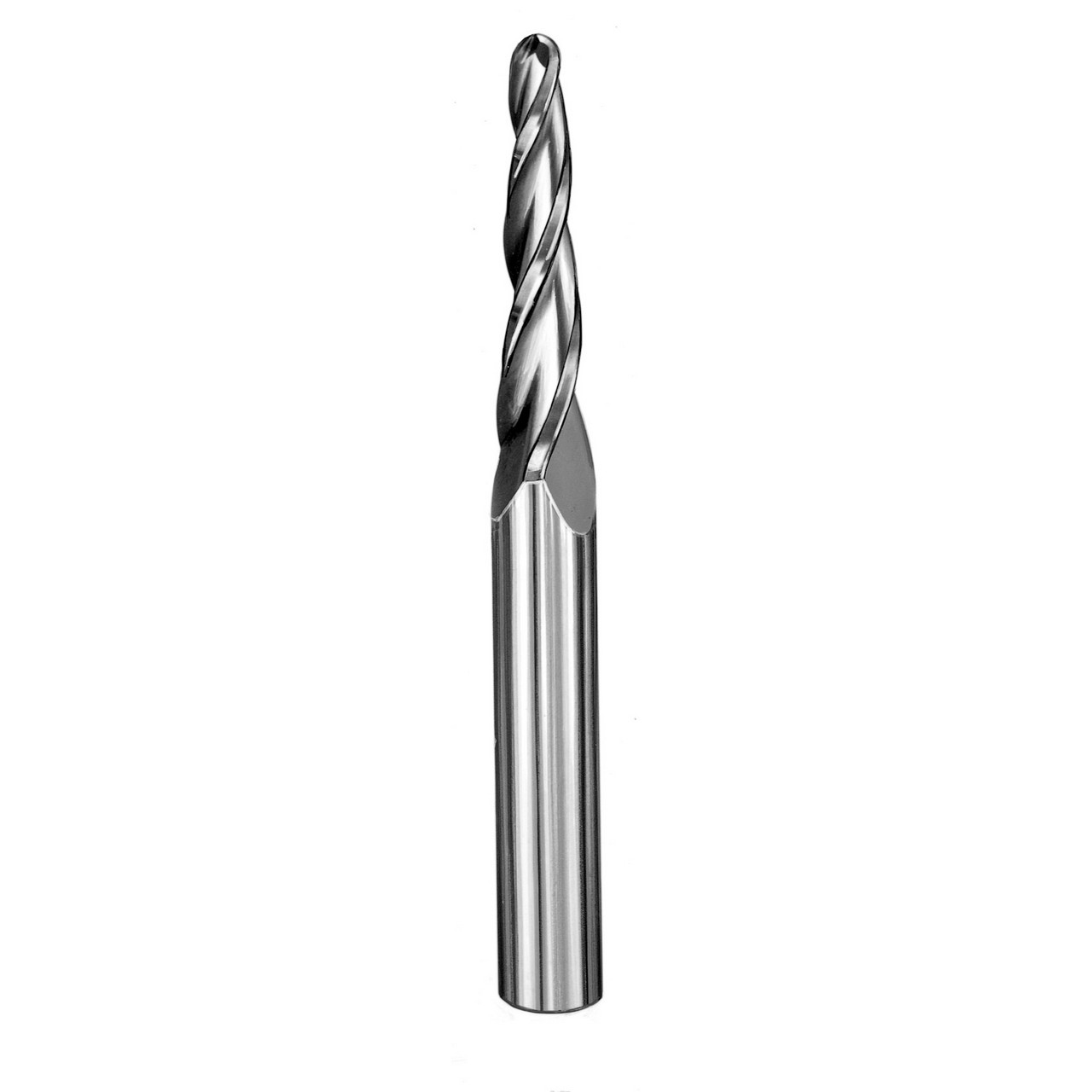 SGS 32422 | 5/32" Diameter x 3/8" Shank x 3/8" LOC x 3-1/2" OAL 3 Flute Uncoated Ball End Mill