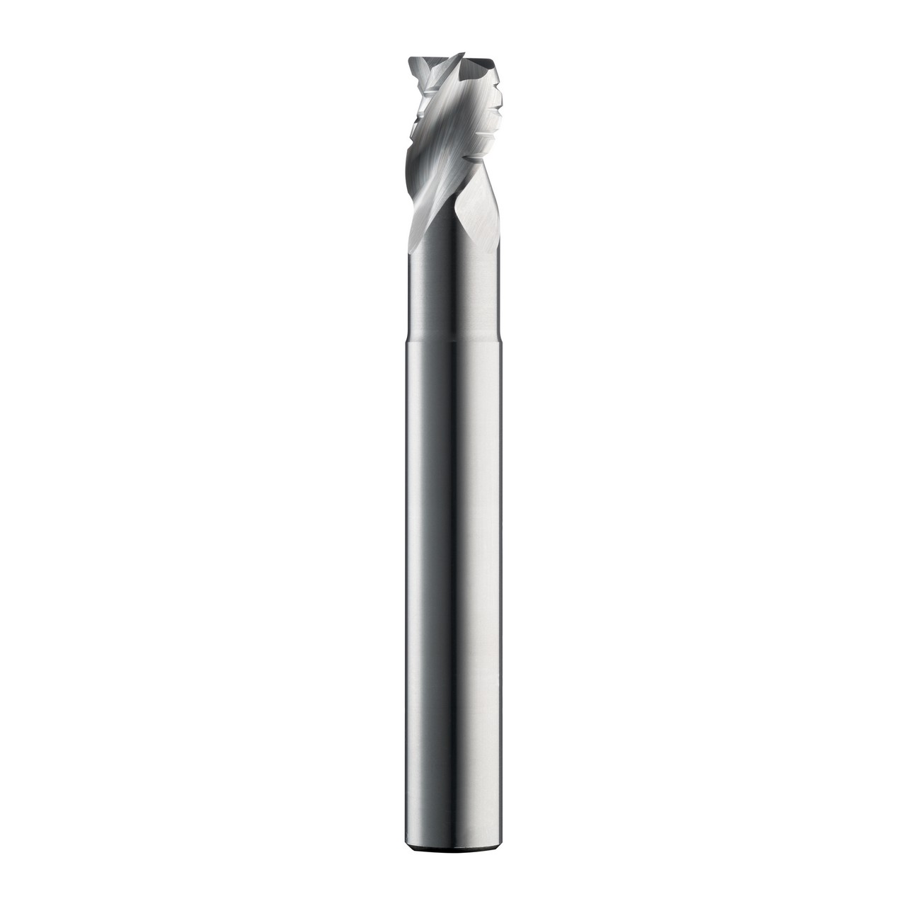 SGS 33508 | 3/8" Diameter x 3/8" Shank x 1/2" LOC x 4" OAL 3 Flute Uncoated Roughing End Mill