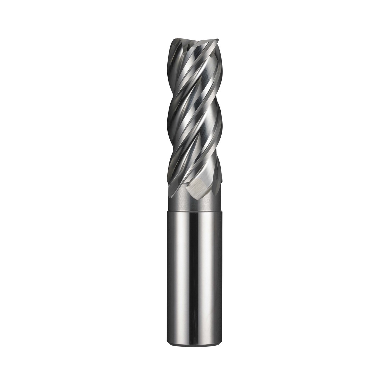 SGS 34017 | 1/2" Diameter x 1/2" Shank x 1-1/4" LOC x 3-1/4" OAL 4 Flute TiB2 Coated Corner Radius End Mill