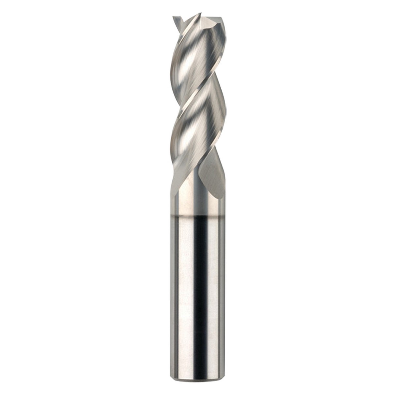 SGS 34710 | 3/8" Diameter x 3/8" Shank x 1" LOC x 2-1/2" OAL 3 Flute Uncoated Square End Mill