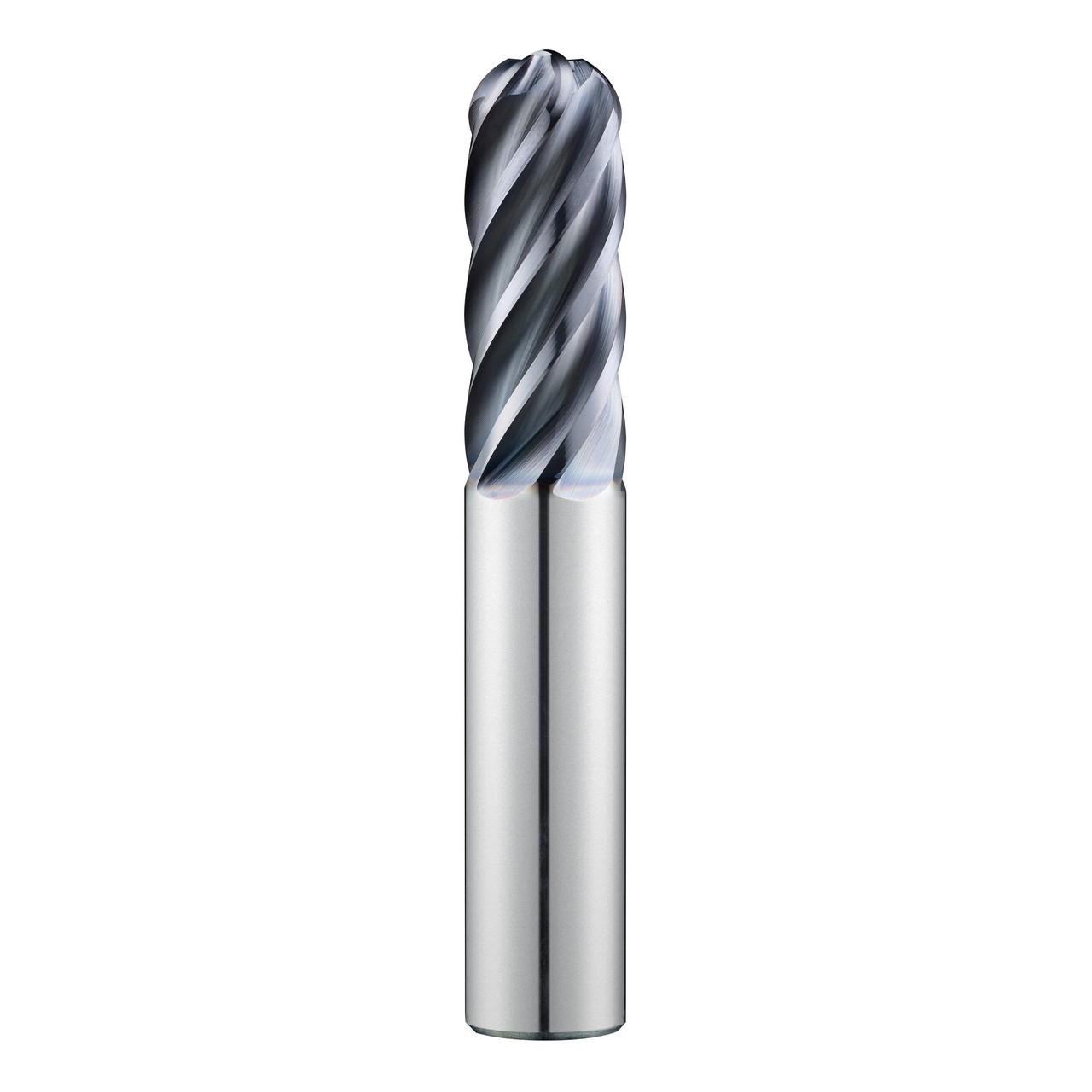 SGS 35224 | 1/2" Diameter x 1/2" Shank x 1-1/4" LOC x 3" OAL 6 Flute TX Coated Ball End Mill