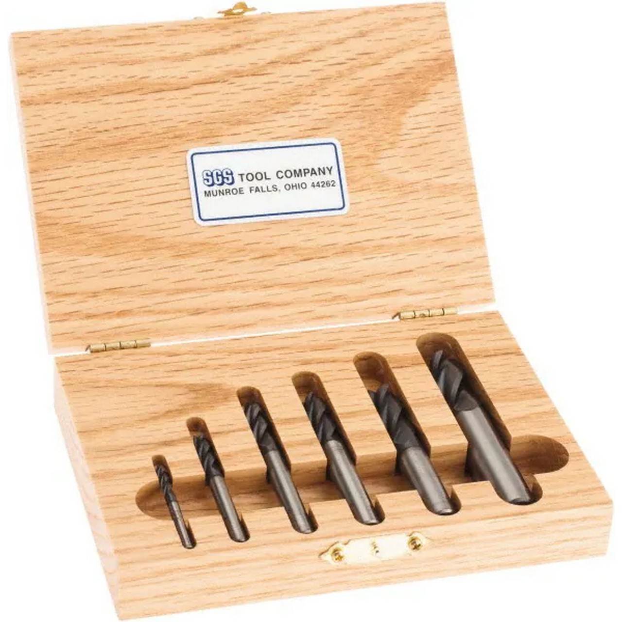 SGS 44298 | 6.0mm Diameter x 6.0mm Shank x 19.0mm LOC x 63.0mm OAL 3 Flute Uncoated Roughing End Mill