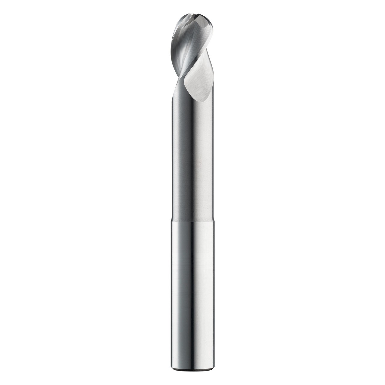 SGS 44918 | 3.00mm Diameter x 6.00mm Shank x 9.00mm LOC x 57.00mm OAL 3 Flute TiB2 Coated Ball End Mill