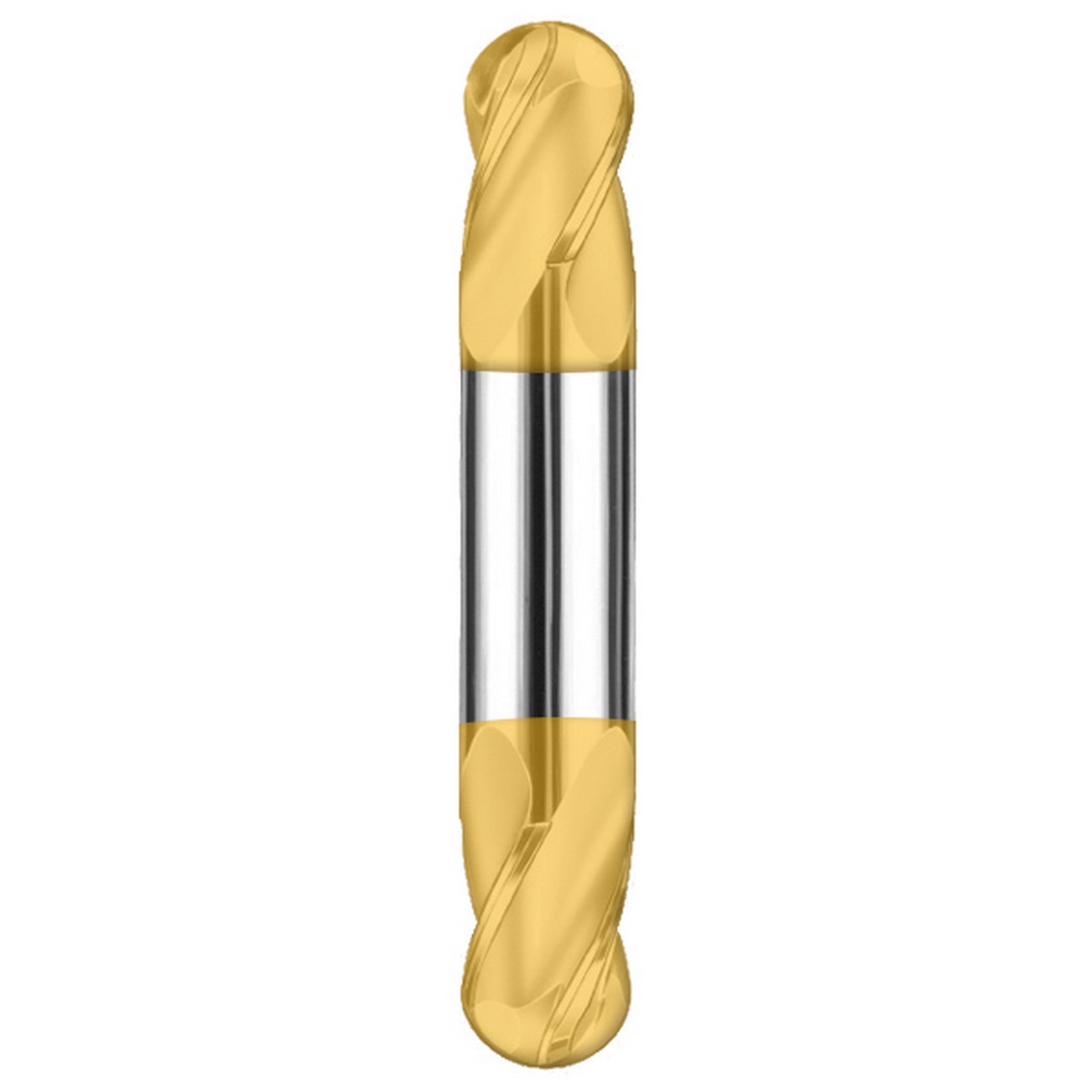 SGS 48948 | 1.5mm Diameter x 3.0mm Shank x 3.0mm LOC x 38.0mm OAL 4 Flute TiN Coated Ball End Mill