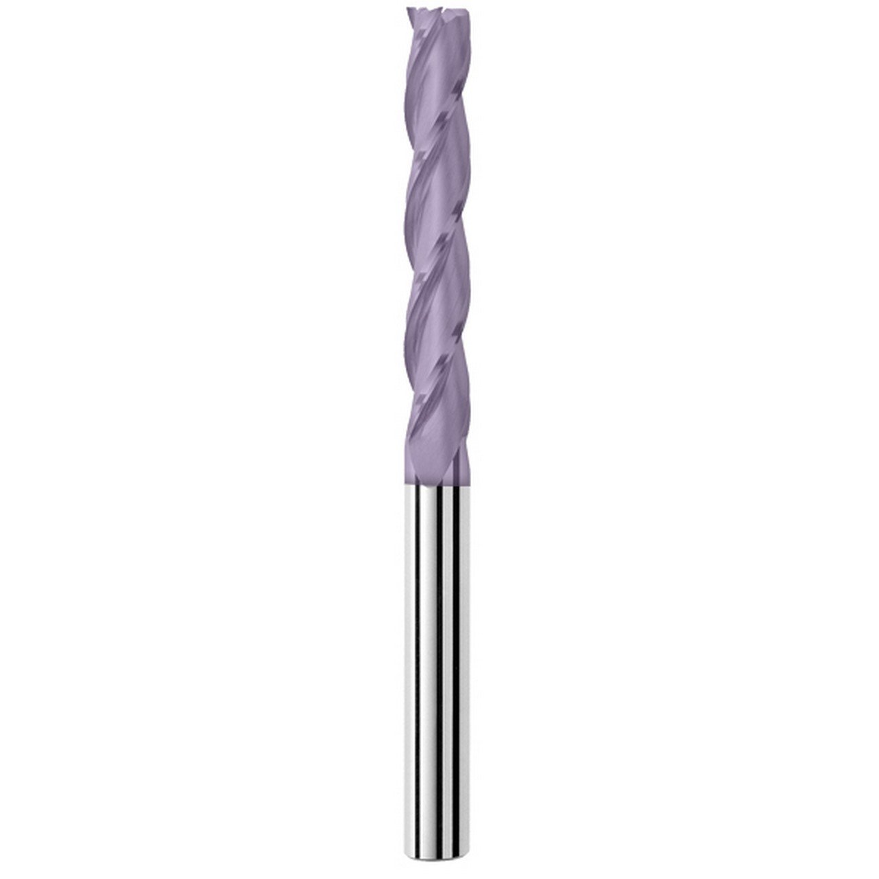 SGS 49487 | 14.0mm Diameter x 14.0mm Shank x 75.0mm LOC x 150mm OAL 3 Flute TiCN Coated Square End Mill