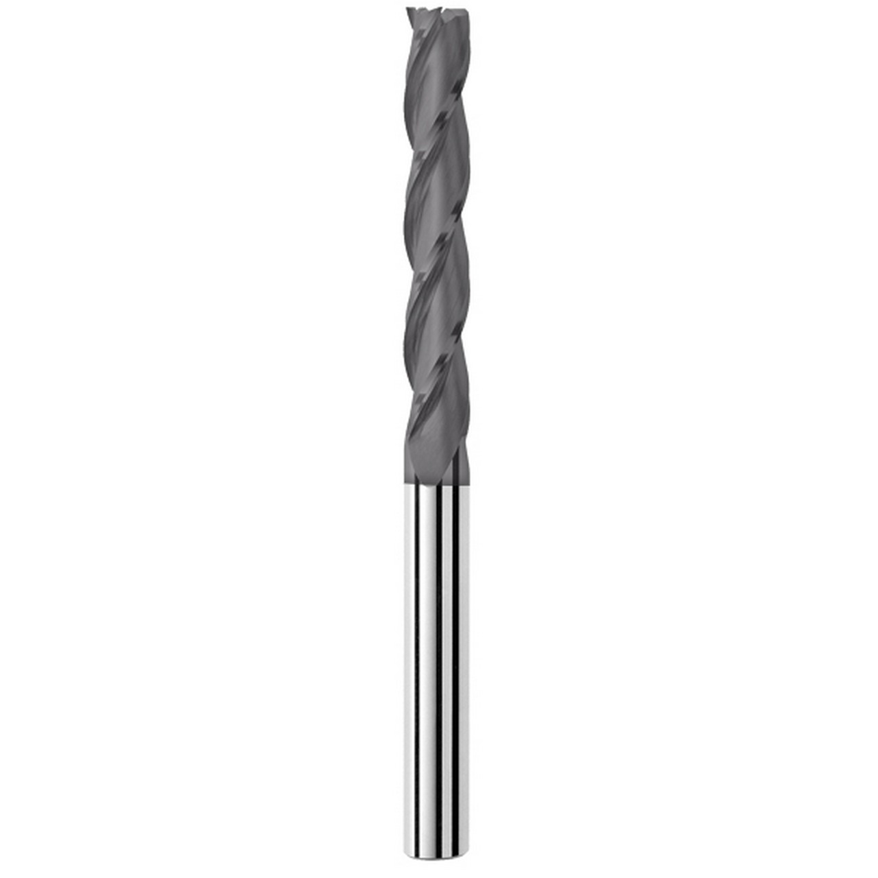SGS 49497 | 10.0mm Diameter x 10.0mm Shank x 38.0mm LOC x 100mm OAL 3 Flute AlTiN Coated Square End Mill