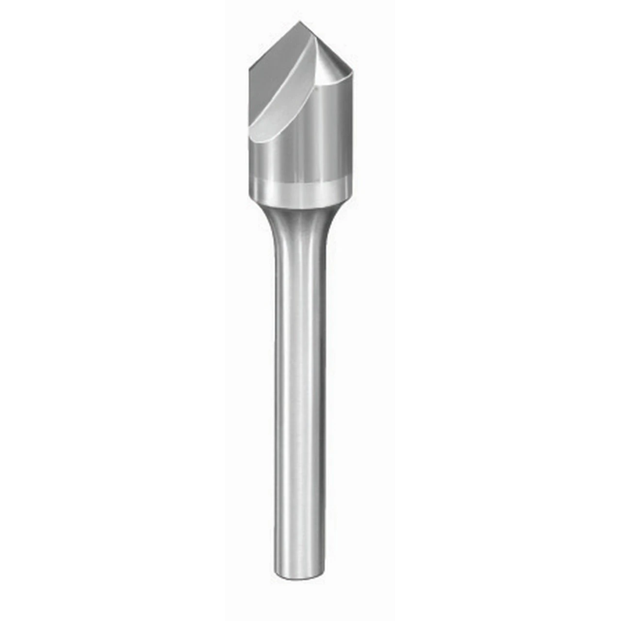 SGS 74107 | 1/4" Diameter x 1/4" Shank x 3/8" LOC x 2" OAL 1 Flute Uncoated Countersink