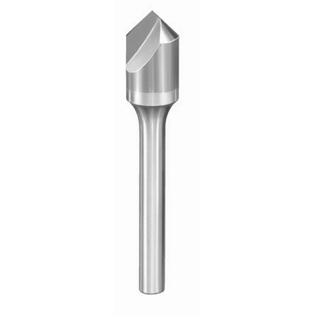 SGS 74207 | 1/4" Diameter x 1/4" Shank x 3/8" LOC x 2" OAL 1 Flute Uncoated Countersink