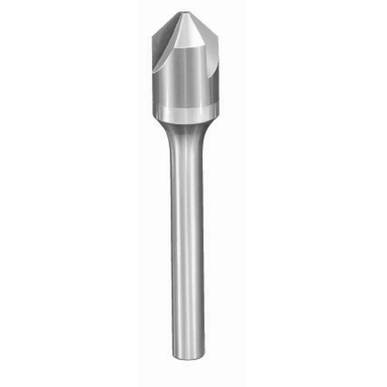 SGS 74237 | 1/2" Diameter x 1/4" Shank x 3/8" LOC x 2-3/4" OAL 3 Flute Uncoated Countersink