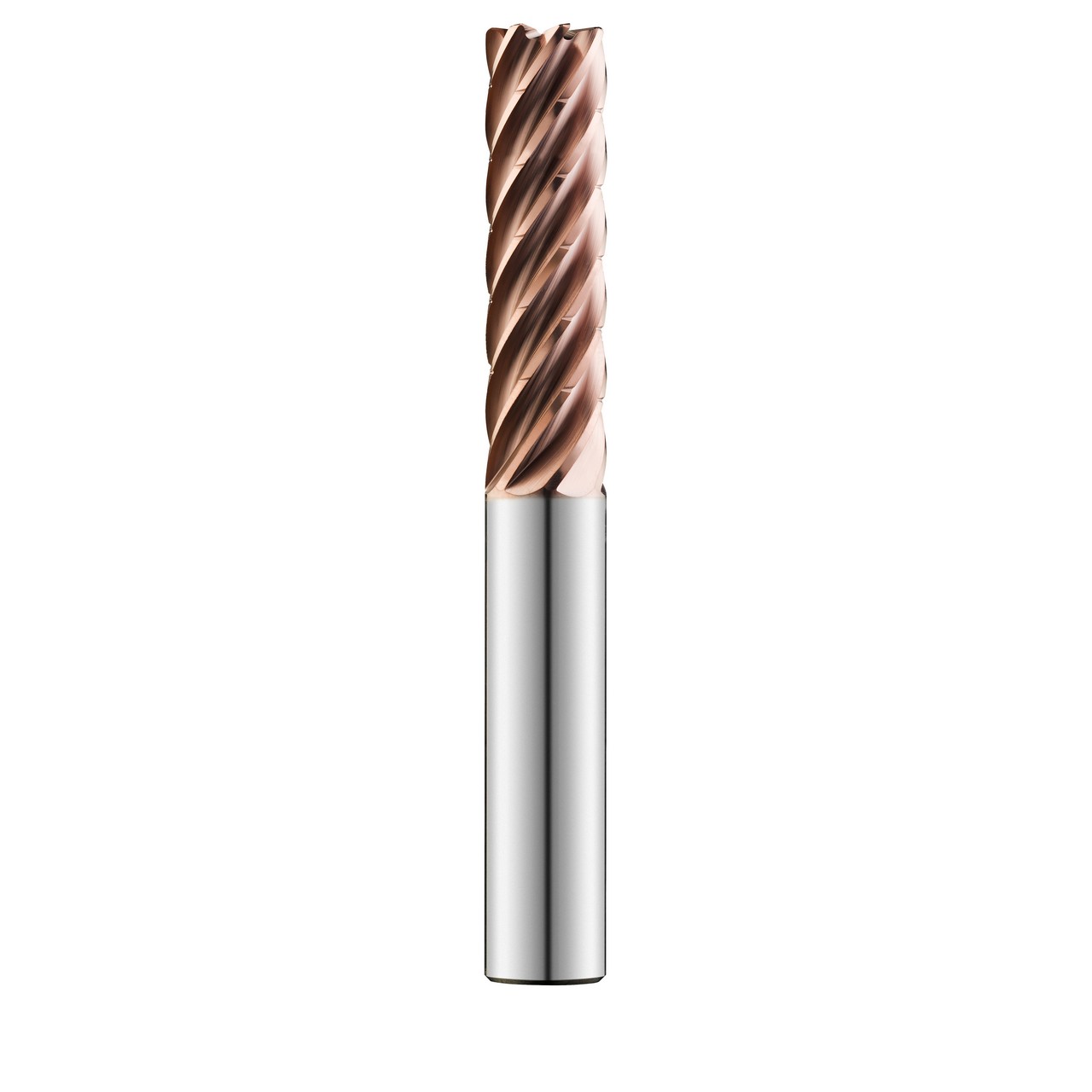 SGS 77335 | 1.000" Diameter x 1.000" Shank x 4.000" LOC x 7.000" OAL 7 Flute TM Coated Corner Radius End Mill