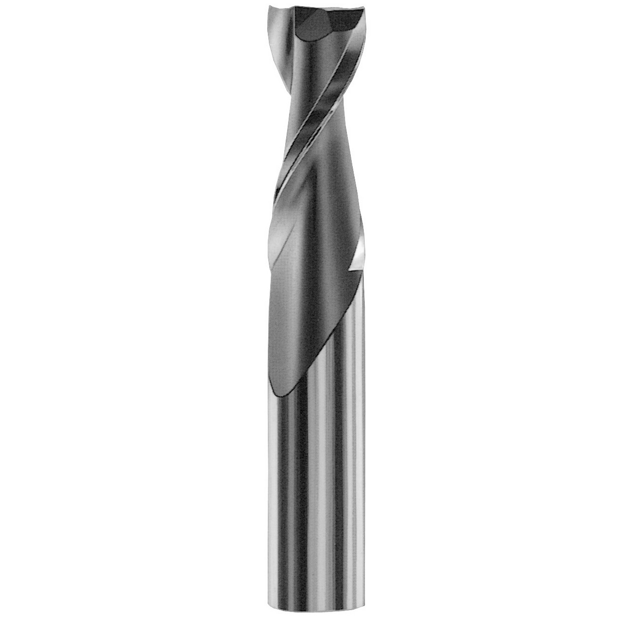 SGS 90107 | 4.0mm Diameter x 6.0mm Shank x 16.0mm LOC x 63.0mm OAL 2 Flute Uncoated Spiral Router Bit