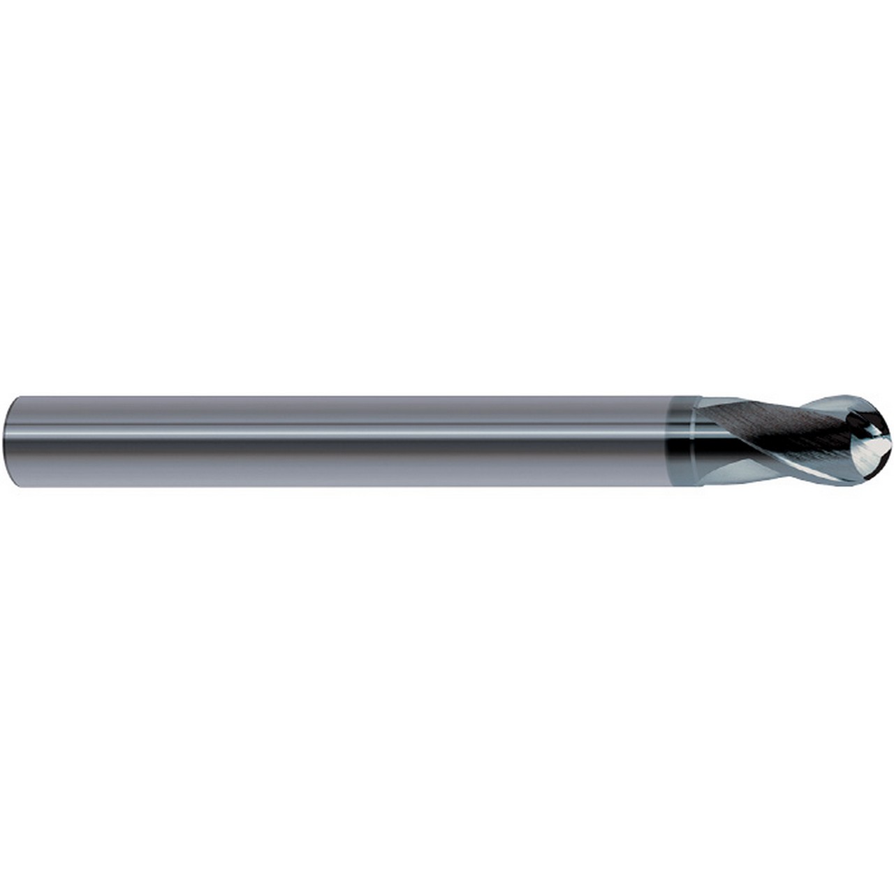 SGS 91355 | 5.0mm Diameter x 6.0mm Shank x 5.0mm LOC x 89.0mm OAL 2 Flute TX Coated Ball End Mill